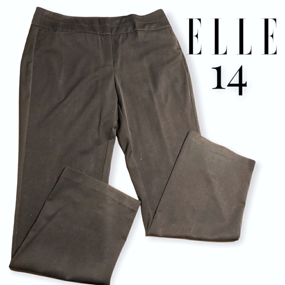 ELLE Women’s Black Dress Pants sz 14